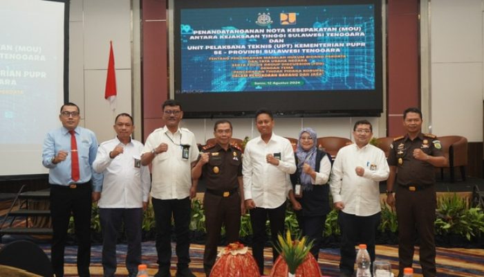 Kejati Sultra dan UPT PUPR Sepakati Kerjasama Penanganan Hukum di Sulawesi Tenggara