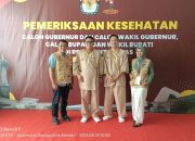Pasangan AJP-James Tuntaskan Pemeriksaan Kesehatan Usai Daftar ke KPU Konsel