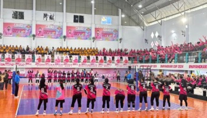 Polda Sultra Tuan Rumah Zona 6 Turnamen Bola Voli Bayangkari Cup 2024