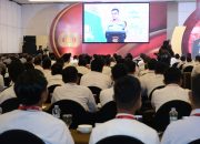 Kapolda Sultra Sampaikan Program Transformasi Presisi Kapolri saat Rakernis Gabungan