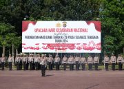 Irjen Pol Dwi Irianto Pimpin Upacara Hari Kesadaran Nasional dan HUT Polda Sultra ke-28