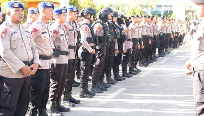 Puluhan Polisi Amankan Tabligh Akbar DPW KKSS Sultra
