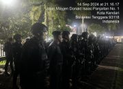 Polresta Kendari Gelar Patroli Gabungan Skala Besar