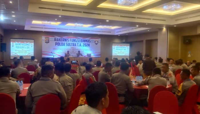 Rakernis Dit Binmas Polda Sultra, Bahas Strategi Menjaga Stabilitas Kamtibmas Dengan Metode Adaptif dan Proaktif