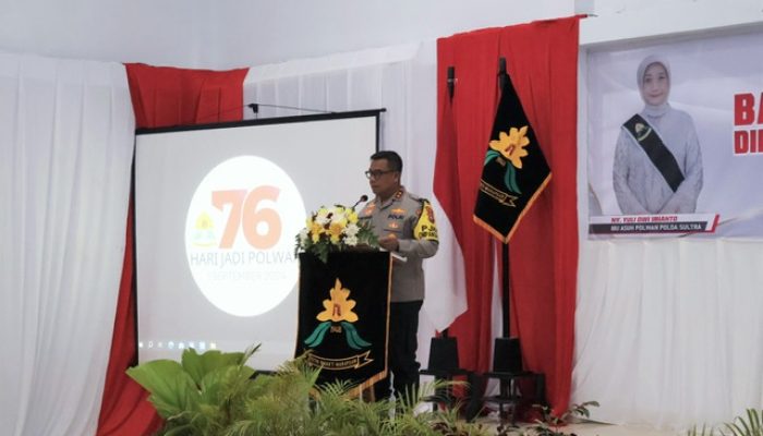 Polwan Presisi Dorong Pertumbuhan Ekonomi Inklusif: Kapolda Sultra Buka Syukuran HUT ke-76 Polwan