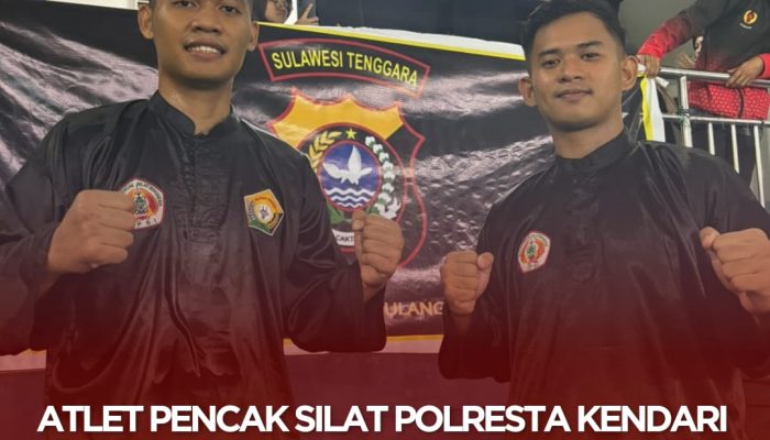 Atlet Pencak Silat Polresta Kendari Raih Medali Perak di Kejuaraan Nasional Kapolri Cup 2024