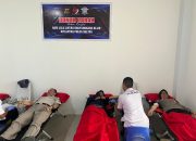 Peringati Hari Ulang Tahun Lalulintas Bhayangkara ke-69, Dit Lantas Polda Sultra Gelar Donor Darah