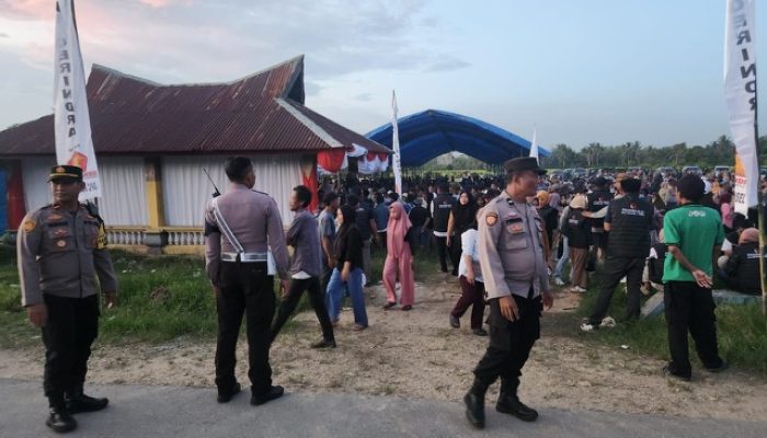 Polda Sultra dan Polsek Mowila Wujudkan Keamanan Kampanye Pilkada Sultra 2024