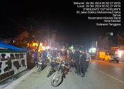 Patroli Skala Besar Operasi Mantap Praja Anoa 2024: Satgas Banops Ditpolairud Polda Sultra Gelar Pengamanan Malam