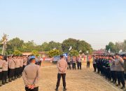 Personel Gabungan Polda Sultra, Polres Muna Amankan Kampanye Paslon Gubernur