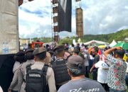 Pengamanan Kampanye Paslon Cagub dan Cawagub di Lapangan Benu Benua Berjalan Aman Dan Kondusif