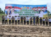 Polda Sulawesi Tenggara Launching Gugus Tugas Mendukung Ketahanan Pangan