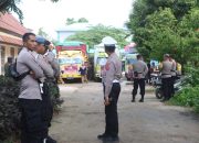 Sejumlah Personel Mengamankan Pendistribusian Logistik Pilkada 2024 di Kota Kendari