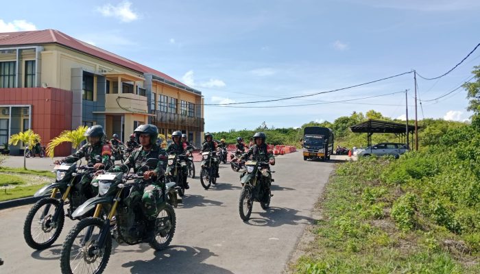 Sinergitas TNI-Polri di Buton Utara, Patroli Gabungan Cooling System Jelang Pilkada