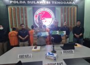 Dukung Asta Cita Program 100 Hari Presiden Prabowo – Gibran, Ditresnarkoba Polda Sultra Ungkap Kasus Narkoba Lintas Provinsi