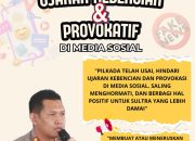 Kapolresta Kendari Himbau Warga Bijak Gunakan Medsos