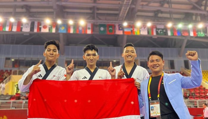 Tim Taekwondo Polri Sabet 7 Emas di Kejuaraan Terbuka Quang Ninh Vietnam