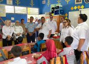 Kolaborasi Lanud Haluoleo Kendari Dengan Kadin Sultra Salurkan Makan Siang Bergizi Gratis