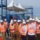 Wagub Sultra Launching Ekspor 98 Ton Produk Perikanan Senilai Rp28 Miliar ke AS dan Thailand dari Terminal Peti Kemas Kendari