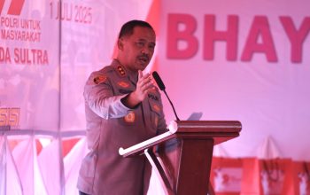 Polda Sultra Gelar Bakti Kesehatan Hari Bhayangkara ke-79, Kapolda: Wujud Kepedulian Nyata Polri untuk Masyarakat