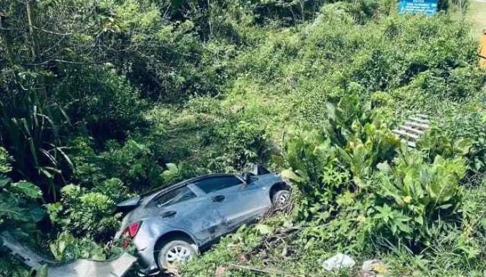 Selebgram Princes Piranha Kecelakaan Mobil Hingga Masuk Jurang
