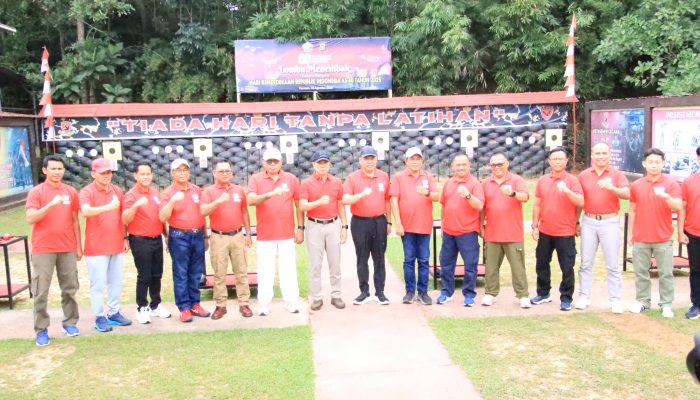 Jelang HUT ke-80 RI, Polda Sultra Gelar Lomba Menembak