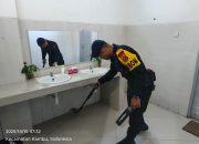 Gegana Satbrimob Polda Sultra Laksanakan Sterilisasi Lokasi STQH Nasional XXVIII di Kota Kendari