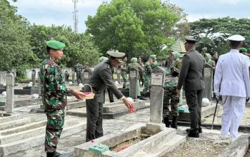 Personel TNI-Polri Gelar Ziarah Nasional Peringati HUT TNI ke-80 di Sultra