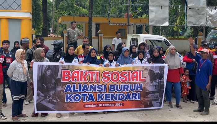 Aliansi Buruh Kota Kendari Gelar Bakti Sosial Dukung Pemerintahan Prabowo-Gibran dan Tingkatkan Kesejahteraan Masyarakat