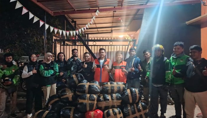 Ojol Grab Kota Kendari Lakukan Penggalangan Bantuan untuk Korban Bencana Alam di Sumatra dan Aceh