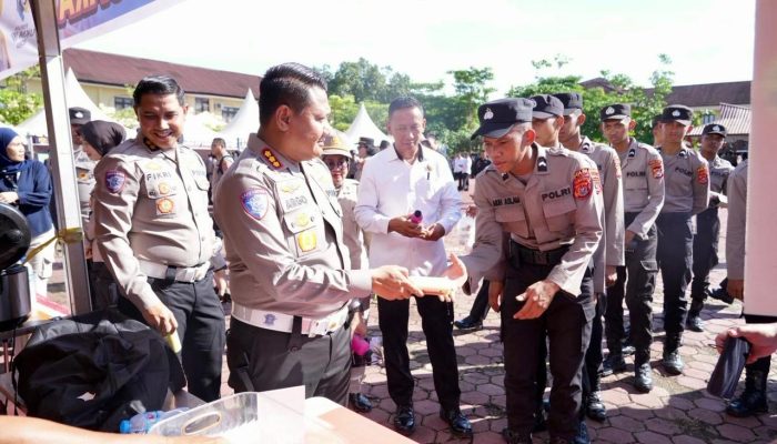 Dirlantas Polda Sultra Hadiri Expo Perumahan Subsidi dan Pasar Murah