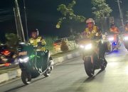 Kapolda Sultra Gelar Patroli Malam Operasi Ketupat Anoa 2026