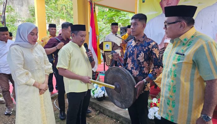 DPD II Partai Golkar Muna Barat Resmikan Sekretariat Baru, Rhika Purwaningsih Target 11 Kursi DPRD