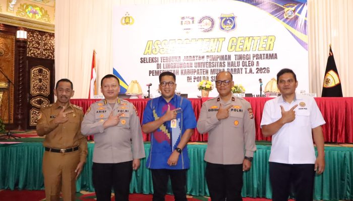 Polda Sultra dan Universitas Halu Oleo Jalin Kerja Sama Assessment Center Polri