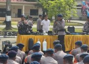 Brimob Polda Sultra Cek Kesiapan Personel dan Alsus