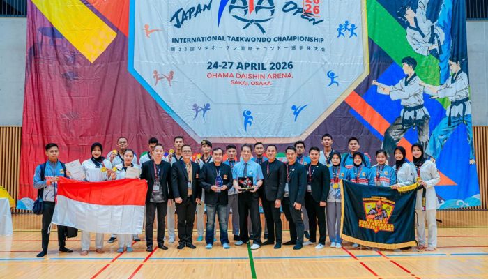 POLRI Ukir Prestasi Dunia, Tim Taekwondo Garbha Presisi Juara Umum di Jepang