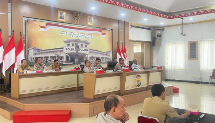 Kapolda Sultra Ikuti Arahan Wakapolri, Siap Antisipasi El Niño “Godzilla”