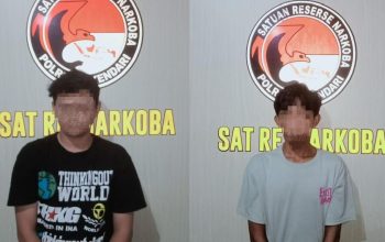 Polresta Kendari Ringkus Dua Mahasiswa Terduga Pengedar Sabu di Kemaraya