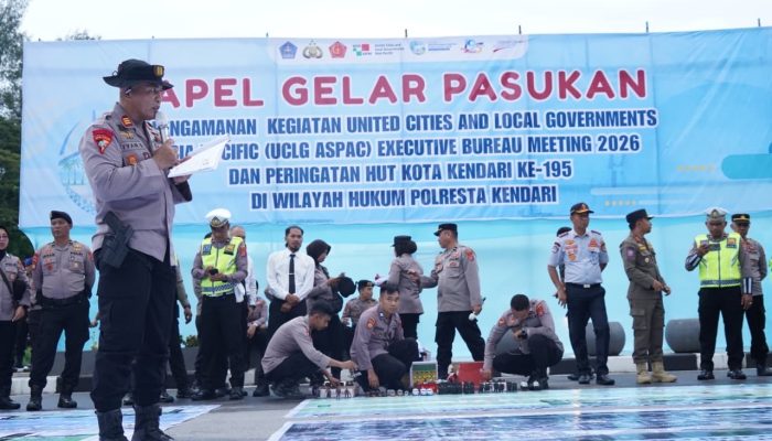451 Personel Gabungan Disiagakan, Kendari Perketat Pengamanan UCLG ASPAC 2026