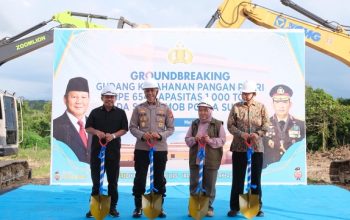 Ground Breaking Gudang Ketahanan Pangan Polri Tipe 654 Kapasitas 1.000 Ton di Satbrimob Polda Sultra, Dukung Program Nasional Ketahanan Pangan