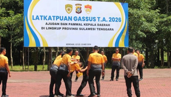 Polda Sultra Latih Ajudan dan Pamwal Kepala Daerah, Tingkatkan Profesionalisme Personel