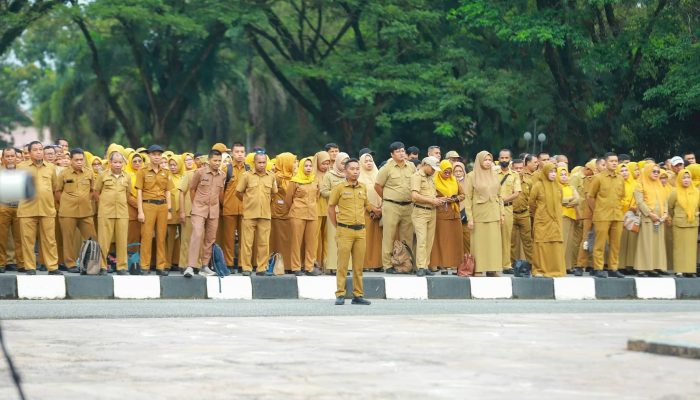 Pimpin Apel Gabungan, Gubernur Sultra Tuntut ASN Lebih Responsif Hadapi Masalah Warga