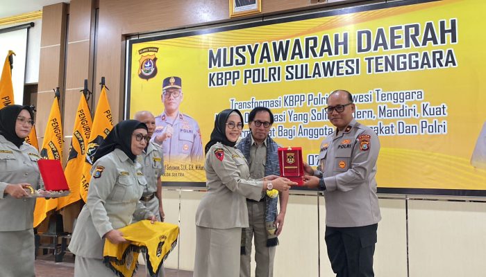 Wakapolda Sultra Buka Musyawarah Daerah V KBPP Polri Sultra Tahun 2026