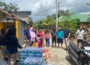 Ditresnarkoba Polda Sultra Turun Langsung Salurkan Bantuan Sosial untuk Korban Banjir
