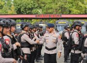 Wakapolda Sultra Sambut Kepulangan Personel Brimob Usai Tugas Pengamanan Freeport di Papua