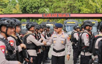 Wakapolda Sultra Sambut Kepulangan Personel Brimob Usai Tugas Pengamanan Freeport di Papua