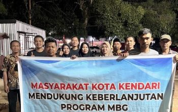 Masyarakat Kota Kendari Dukung Keberlanjutan Program MBG Demi Generasi Sehat dan Berkualitas