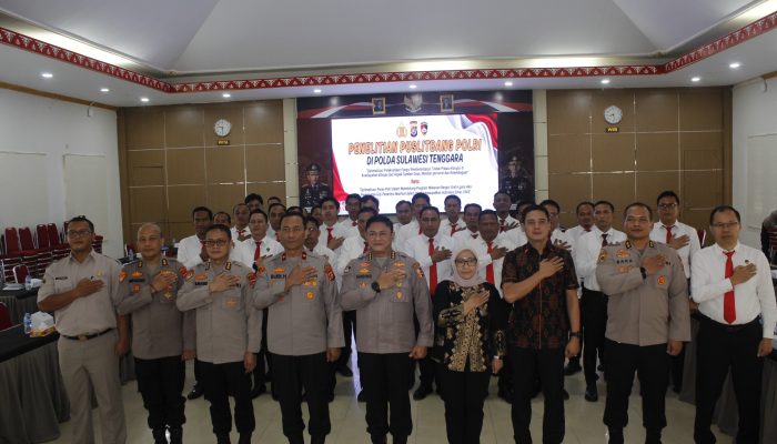 Polda Sultra Terima Kunjungan Tim Penelitian Puslitbang Polri Bahas Pemberantasan Korupsi dan Program Makan Bergizi Gratis