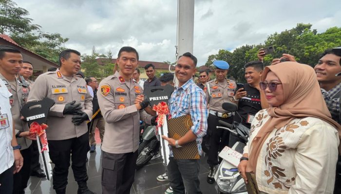Kendaraan Kembali di Tangan Korban, Bukti Nyata Manfaat Pengungkapan Kasus Curanmor Polda Sultra dan Jajaran