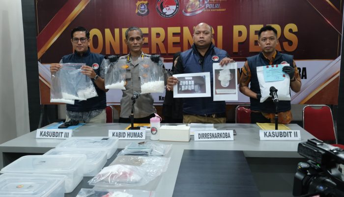 Ditresnarkoba Polda Sultra Ungkap Dua Kasus Narkotika, Sita 3 Kilogram Sabu